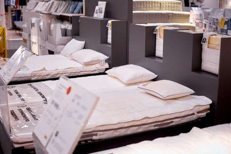 SAMARA, RUSSIA - MAY 07, 2018: Interior of the Ikea store . IKEA is the worlds largest furniture retailer.のeditorial素材