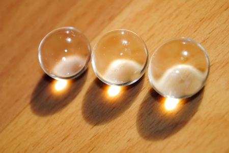 transparent water balls