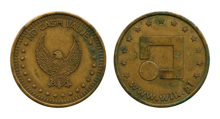 no cash value, jeton のeditorial素材