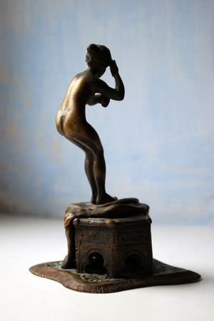 bronze statuette nyuの写真素材