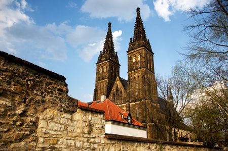 Basilica of St Peter and St Paulの写真素材