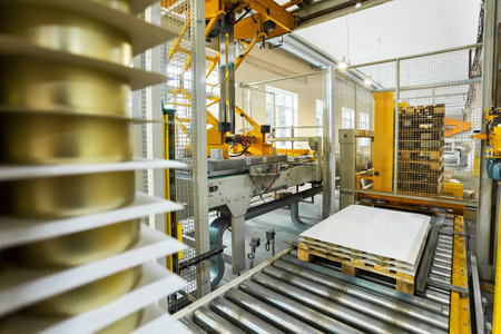 Conveyor cans, automated line