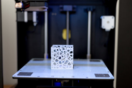 3D printer parts made on the printer, the development of volumetric objects, 3D printing