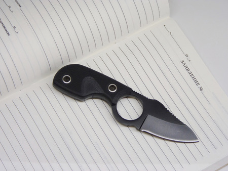 Small knife for the hidden carrying and a jobbingの写真素材