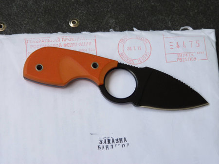 Small knife for the hidden carrying and a jobbingの写真素材