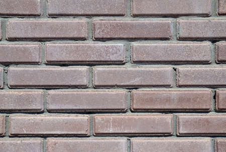 House wall element from a brown brickの写真素材