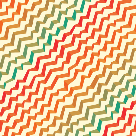 Hipster waves seamless pattern backgroundのイラスト素材