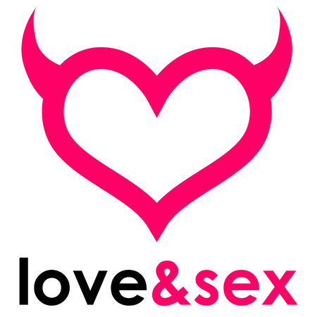 Sex shop heartのイラスト素材