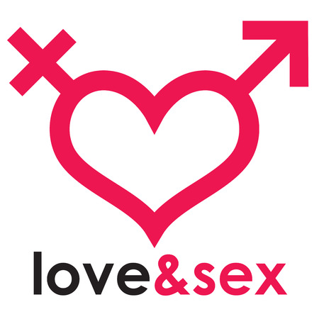 Sex shop heartのイラスト素材