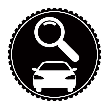 Car service - diagnostics iconのイラスト素材