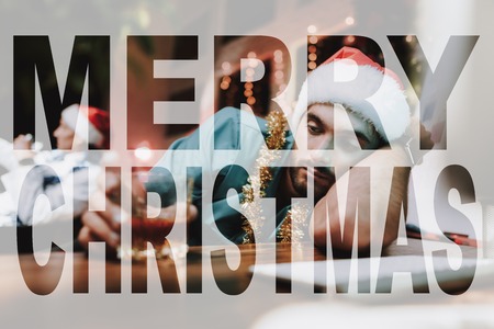 Bored Male Doctor Is Working On New Year's Eve.の写真素材