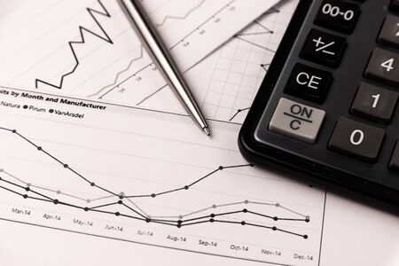 Graphics calculator and pen. Financial accounting