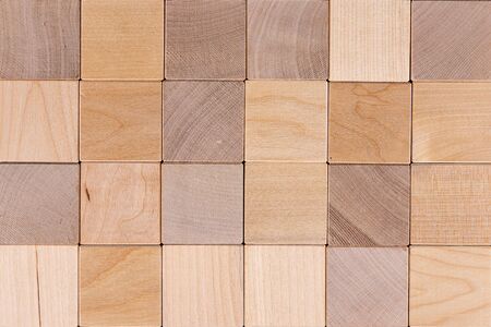 Background from wooden cubes, blocks. Business concept, education, games.