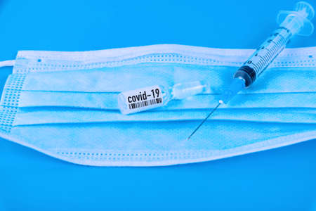 Vaccine concept for new outbreak of virusの写真素材