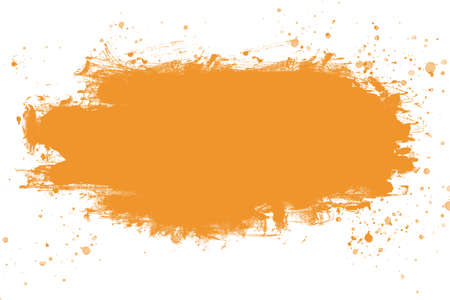 Mango Sorbet abstract watercolor brush, texture. Background. Copy space.の写真素材