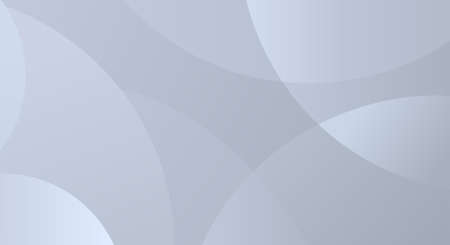 Modern abstract circles overlay with light and shade on white and gray color background. Vector illustrationのイラスト素材