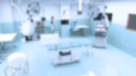 Blurred and toned background of a modern operating room in a hospital. high quality photoの写真素材