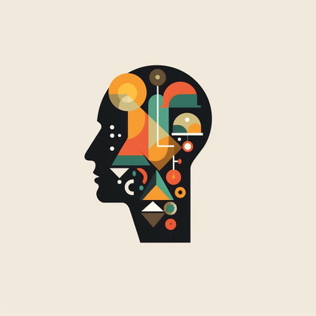 Brainstorm, the icon of a man's head. white background.の写真素材