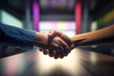 handshake. partnerships.の写真素材