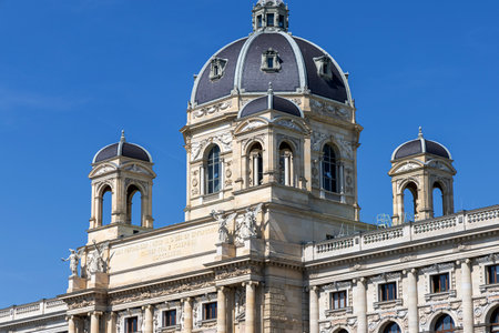 Facades of historical buildings Austria, Viennaの写真素材