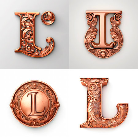 Vector set of calligraphic design elements for your application or corporate identity.の素材