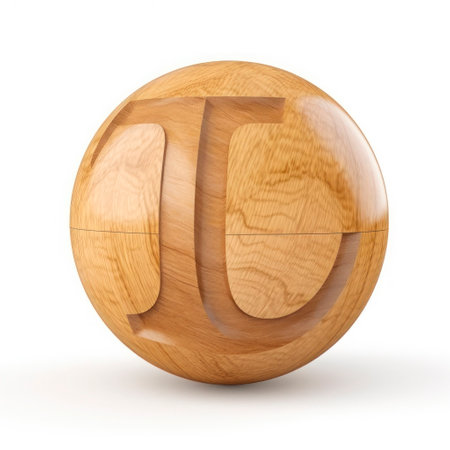 Letter L made of wood 3d on a white backgroundの素材