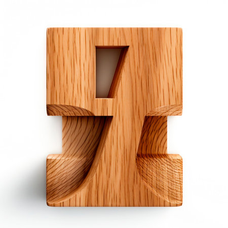 Abstract 3d wood construction on white backgroundの素材
