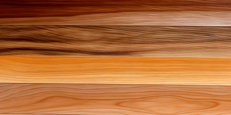 Top view of red - brown wood for background, dark wooden surface with natural pattern and color, abstract backgroundの素材