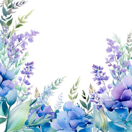 Photo frame of flowers. Wedding concept with flowers. For the design of greeting cards or invitations.の素材