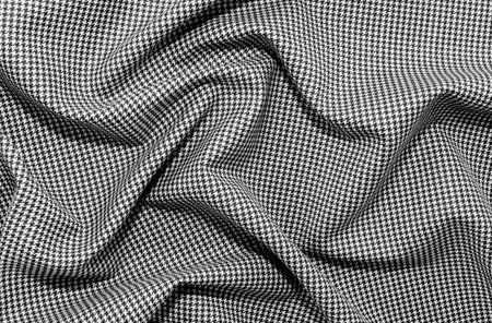 Fabric. Fabric texture for background and design works of art, beautiful wrinkled pattern of silk or linen. A crumpled piece of clothの写真素材