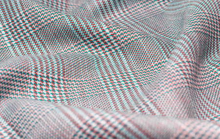 Fabric. Fabric texture for background and design works of art, beautiful wrinkled pattern of silk or linen. A crumpled piece of clothの写真素材