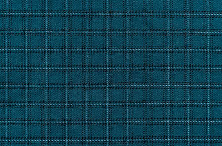 Fabric blue.Checkered fabric. Checkered pattern on fabric of different colors. Material for clothing