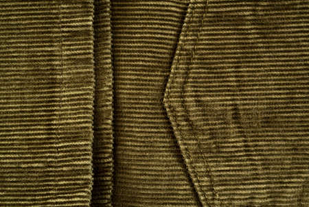 Pants pocket in striped material. Element of men's clothing. Fashionの写真素材
