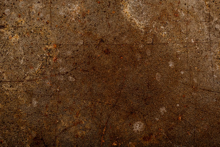 Texture or background of metal with rust and scuffs. material