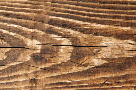 wood texture close up. Natural wood background with knotsの写真素材