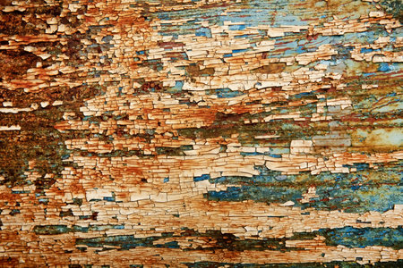 Texture of rusty metal with cracked paint. Rust. metal background