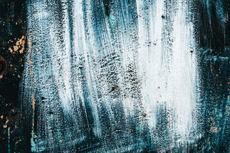 Cracked paint on metal surface. metal texture with rustの写真素材