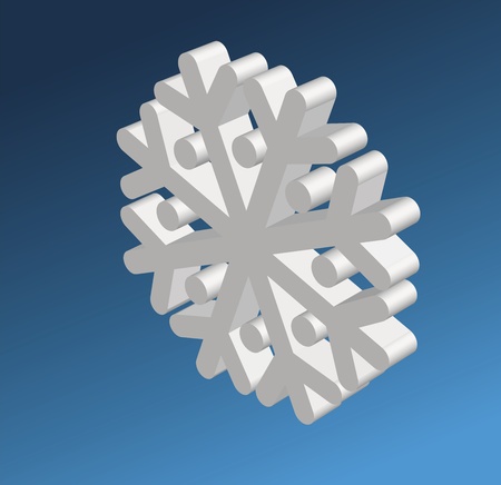 Snowflake. Element for design. Vector  illustration
のイラスト素材