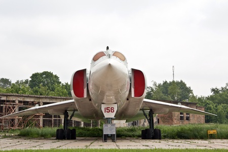 KYIV, UKRAINE- MAY 16   Tupolev  Tu-22M0  Backfire-A Soviet supersonic strategic and maritime ...