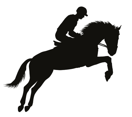 Rider on a horsebackのイラスト素材