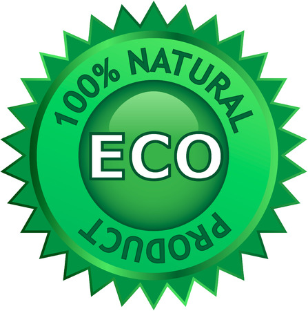 Natural Eco product labelのイラスト素材