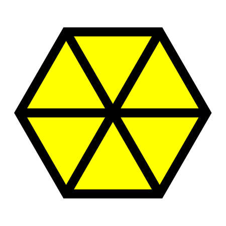 Hexagonal geometric pattern. Graphic image.の写真素材