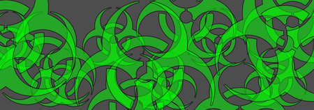 Background for a banner on the subject of biohazard. chemical attack.の写真素材