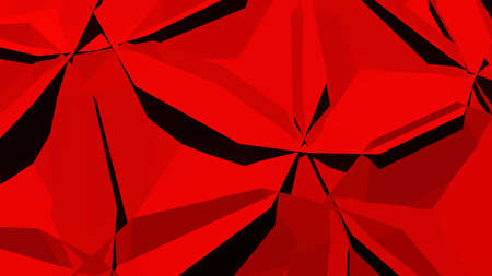 Black-red abstract background from lines and polygons. Wallpaper for a working background. Substrate or screensaver.の写真素材