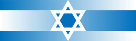 Stylized flag of Israel. countries of the world.の写真素材