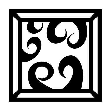 One-color design or decor in the form of a tile.の写真素材