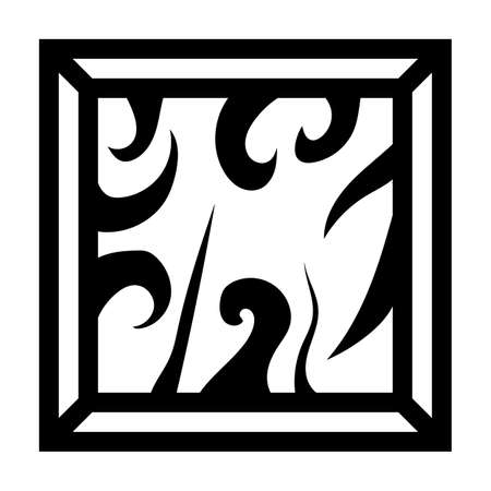 One-color design or decor in the form of a tile.の写真素材