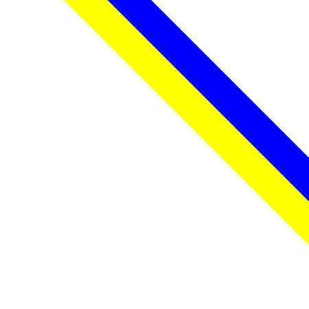 Ribbons or decoration in Ukrainian colors of the flag.の写真素材
