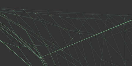Dots and lines on a gray background. website design. high tech.の写真素材