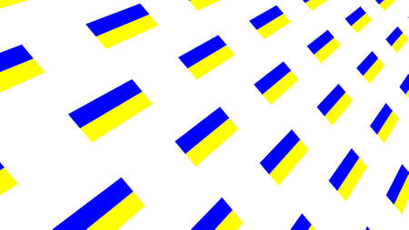 Pattern from the flag of Ukraine. economy. geopolitics. military conflict.の写真素材